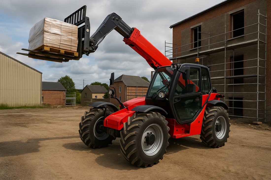 Quelle capacité de levage choisir pour un manitou sur chantier ?