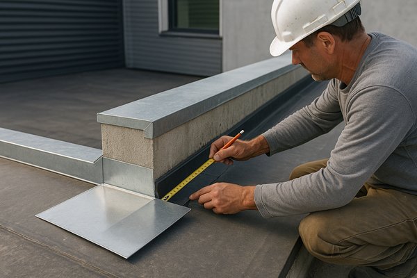 Comment prendre les mesures pour un pliage de tôle sur chantier ?
