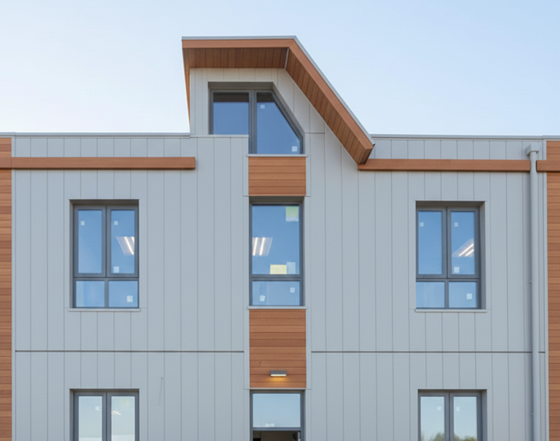 Deux ouvriers plie tôle sur-mesure machine RMS8