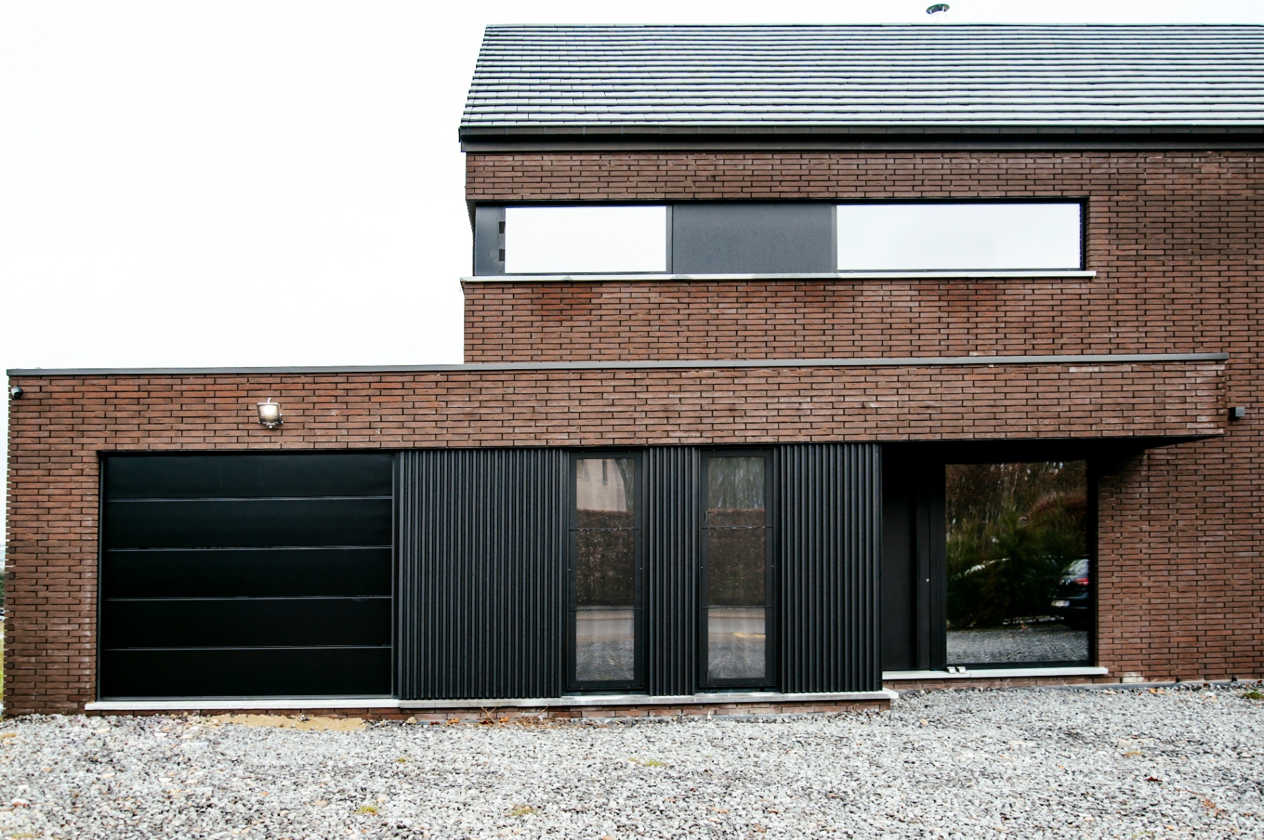 Façade habillée de panneaux de façade aluminium RMS8