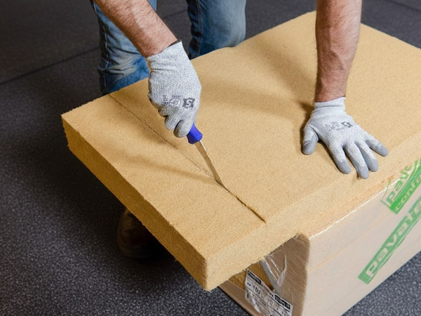 Deux ouvriers plie tôle sur-mesure machine RMS8