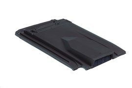 MONIER - Tuile SIGNY chatière grillagée double black mat