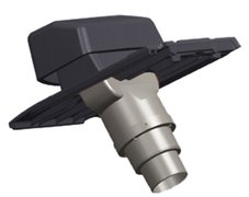 MONIER - Tuile SIGNY à douille + adapt. double black mat