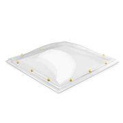Skylux - Coupole bombée acrylique 3P - pmma clair 0800x0800mm