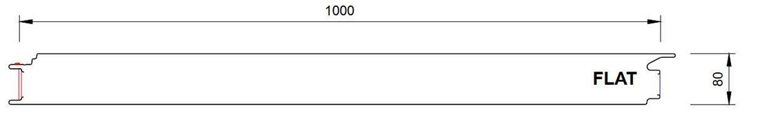 REX - SDW Bardage 60mm FC 1000 Plat