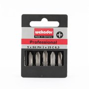 WEKADOR - Set de 5 embouts "Top Five" - PH2 - 25 mm