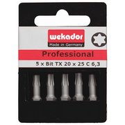 WEKADOR - Set de 5 embouts "Top Five" - TX 25 - 25 mm