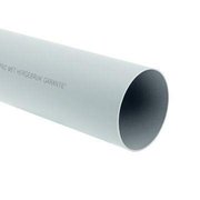 Tuyau PVC Manch. 80x1,4mm 1JC EP Gris Lg=4m